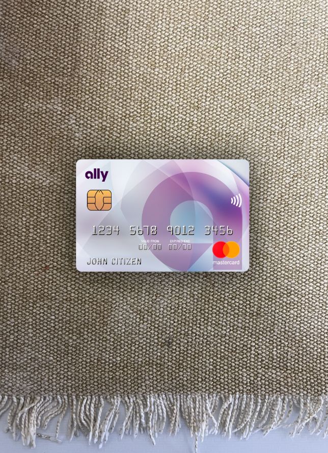 Download USA Ally bank mastercard photolook front Photoshop template